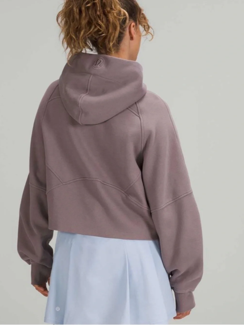 Lululemon  scuba oversized full sip  Lunar rock size s/m